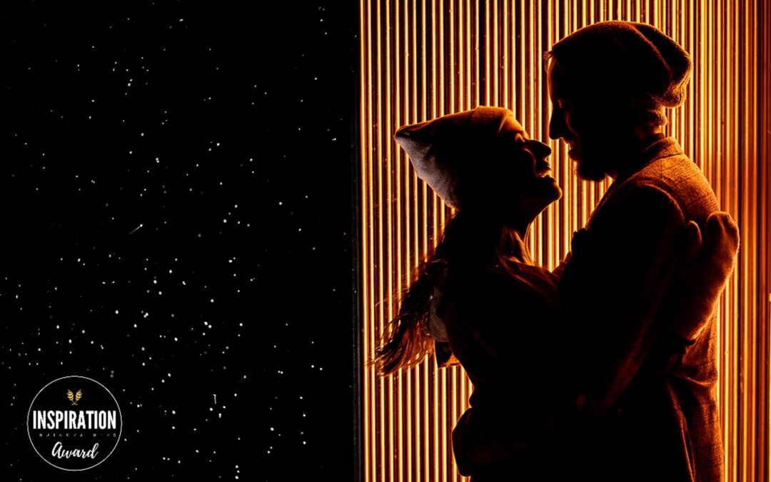 Ontario Place Winter Light Exhibition Engagement Photos – Madeline & Corey